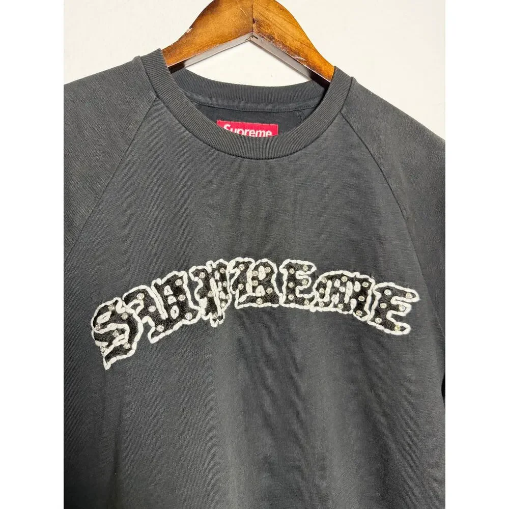 Supreme Rhinestone Raglan Short-Sleeve Top - Picture 2 of 5